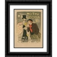 thumbnail image 1 of Theophile Steinlen 2x Matted 20x24 Black Ornate Framed Art Print 'Mothu et Doria ', 1 of 2