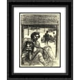 thumbnail image 1 of Theophile Steinlen 2x Matted 20x24 Black Ornate Framed Art Print 'On the enemy land - Russian prisoners starves from hunger', 1 of 2