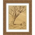 thumbnail image 1 of Theophile Steinlen 2x Matted 20x24 Gold Ornate Framed Art Print 'Peasant', 1 of 2