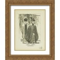 thumbnail image 1 of Theophile Steinlen 2x Matted 20x24 Gold Ornate Framed Art Print 'Rupture d'Automne ', 1 of 2