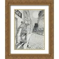 thumbnail image 1 of Theophile Steinlen 2x Matted 20x24 Gold Ornate Framed Art Print 'Soulauds ', 1 of 2