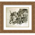 thumbnail image 1 of Theophile Steinlen 2x Matted 24x20 Gold Ornate Framed Art Print 'Vous ', 1 of 2