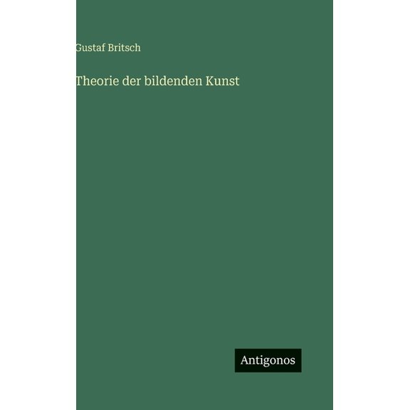 Theorie der bildenden Kunst, (Hardcover)