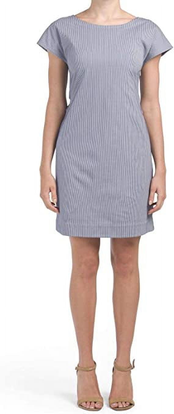 blue denim sleeveless dress Women's Collar Denim Button Up Mini Dress main image 1