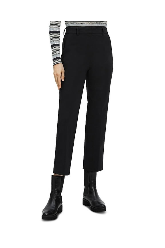 BLACK Women's High Rise Precision Ponte Pants, US 0