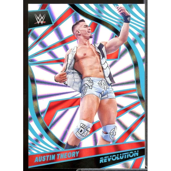Theory Card 2022 Revolution WWE Sunburst #45