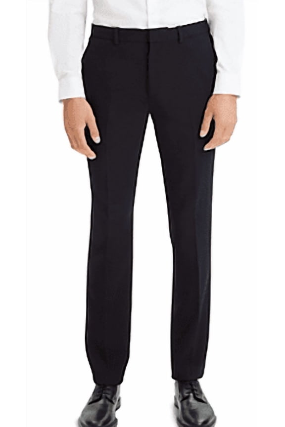 ECLIPSE Payton Textured Seersucker Tailored Fit Pants, US 30