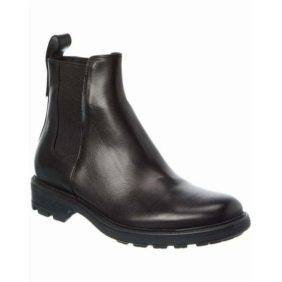 Theory Leather Chelsea Boot, 39, Black
