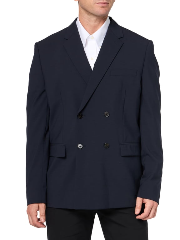 Men's Morton Double Breasted Blazer in New Tailor, Navy, 42