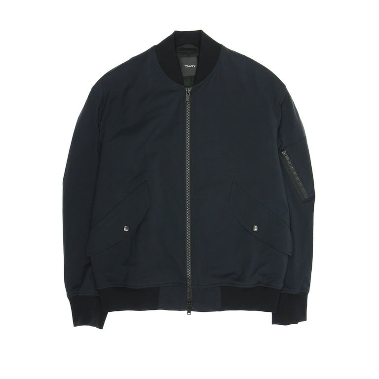 Theory Men s Oversized Neoteric Luther Bomber Jacket Small Black