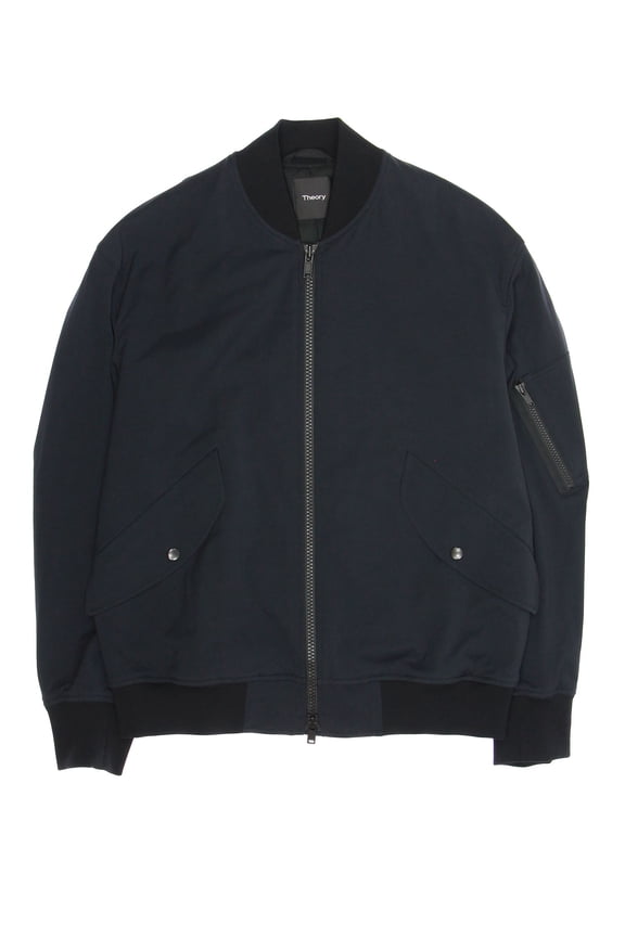 Men's Oversized Neoteric Luther Bomber Jacket (Small, Black)