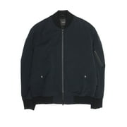 Theory Mens Oversized Neoteric Luther Bomber Jacket Small, Black