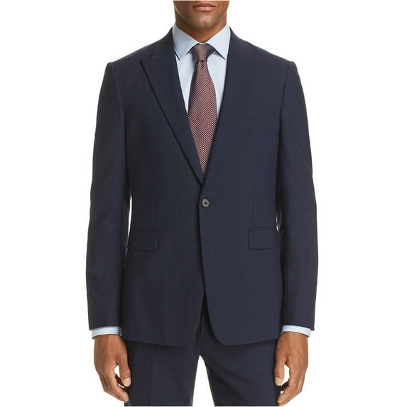 Theory Mens Chambers Two Button Blazer Jacket, Blue, 36 Short