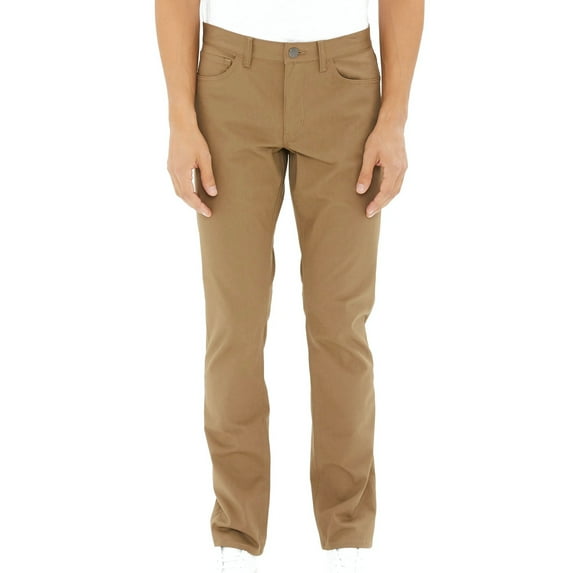 Theory Mens Chino Pant Haydin Writer Straight Leg Stretch Brown 31