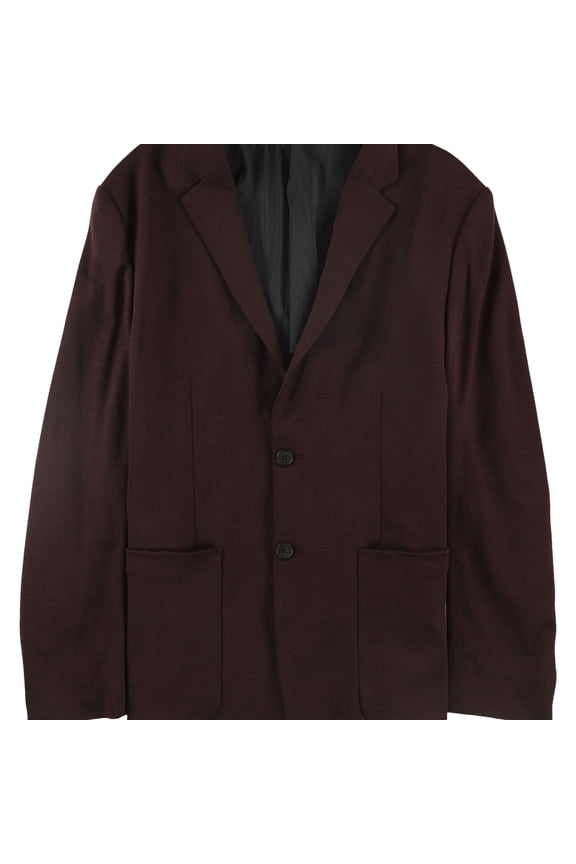 Mens Clinton Two Button Blazer Jacket, Purple, 44