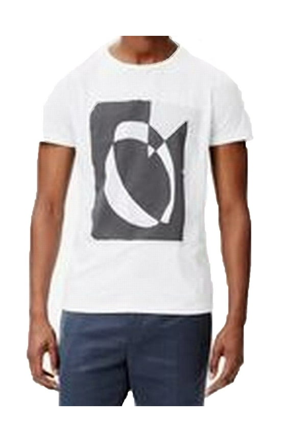 Mens Graphic Printed Tee Shirt White S