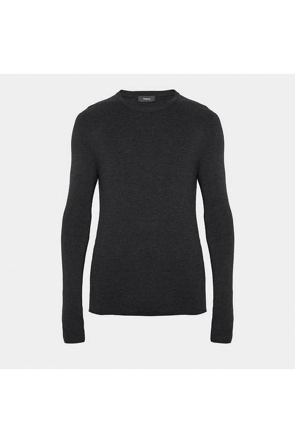 Theory Mens Large Longsleeve Crewneck Wool Sweater