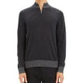 thumbnail image 1 of Theory Mens Quarter Zip Pullover Sweater, Black, Medium, 1 of 1