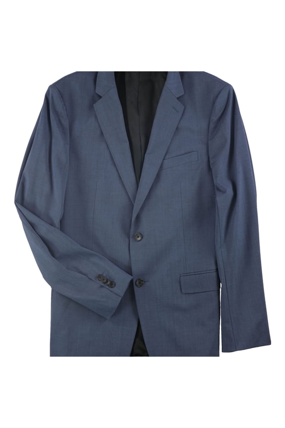 Mens Wellar New Tailor 2 Two Button Blazer Jacket, Blue, 40 Regular