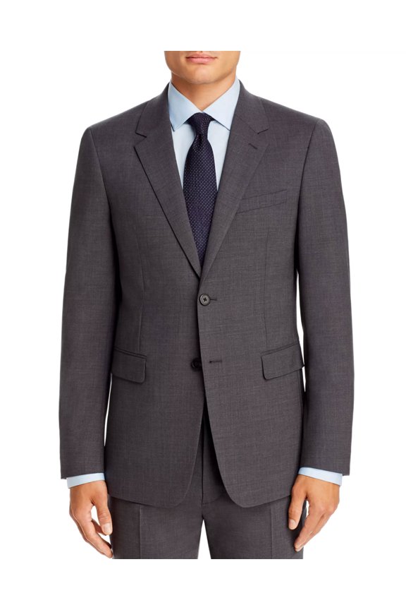 Mens Wellar New Tailor Slim Fit Sport Coat 42 Long Charcoal - NWT $545