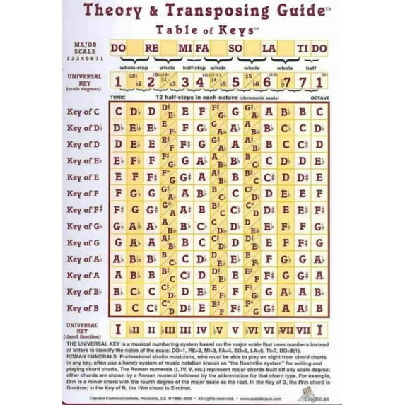 Theory & Transposing Guide