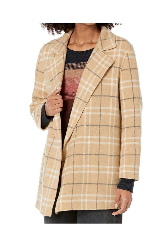 Women's Clairene Coat, Camel Multi, M