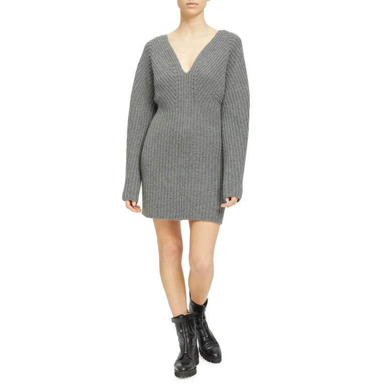 Theory top grey dress