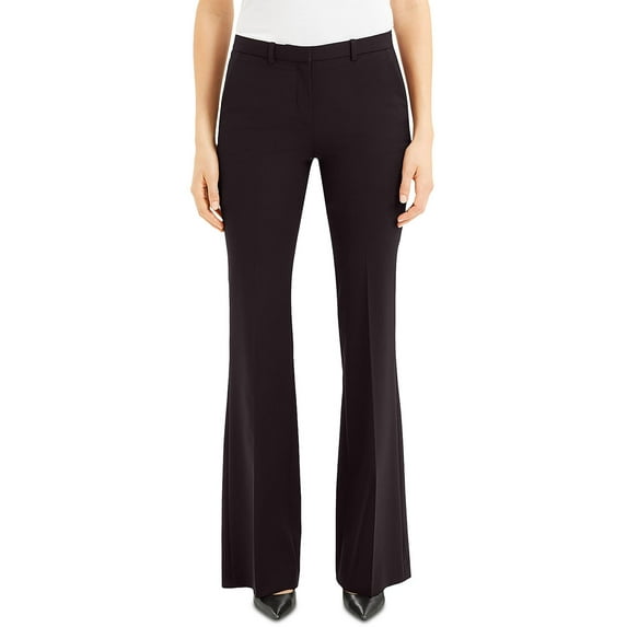 Theory Womens Demitria 2 Solid Wool Pants