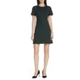 thumbnail image 1 of Theory Womens Snap Front Shift Dress, Green, Small, 1 of 1
