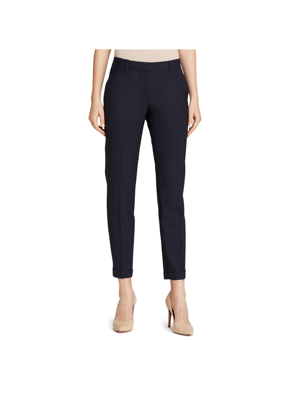 Theory Womens Testra 2B Wool Lined Dress Pants