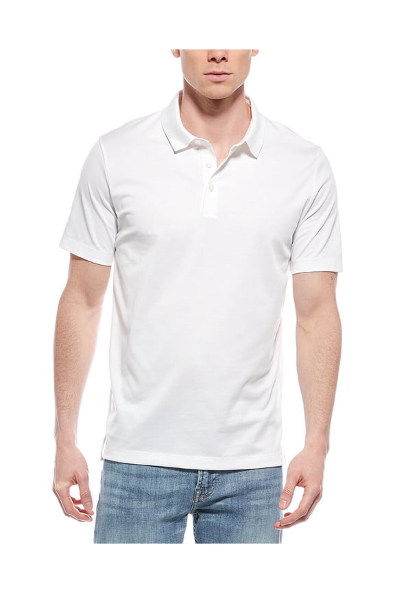 mens Atlas Polo Shirt, s, White