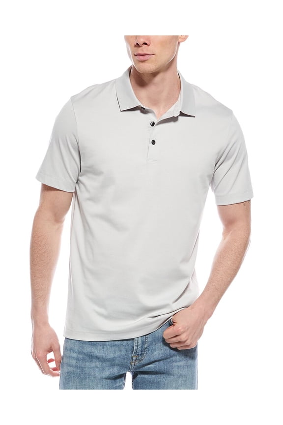 mens Atlas Polo Shirt, s, White