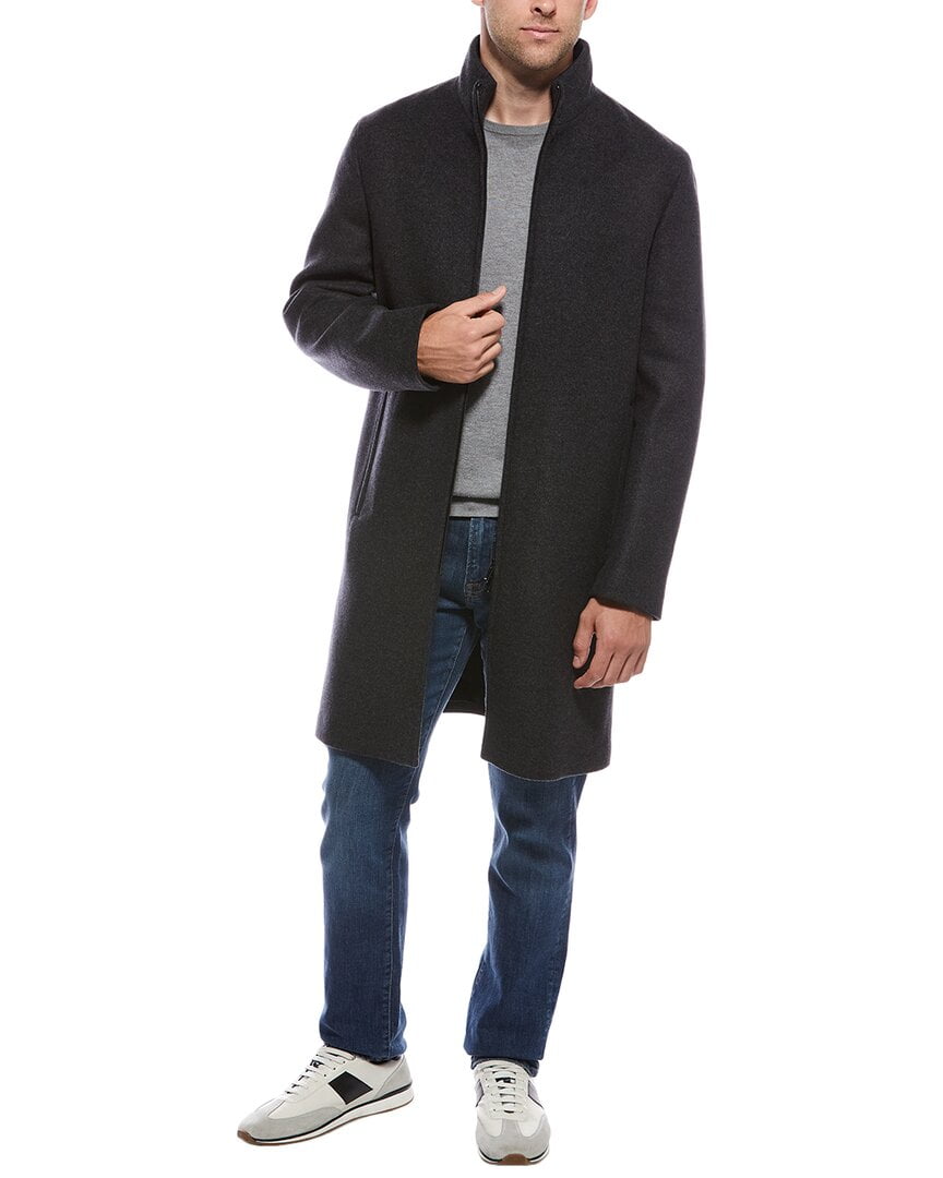 Theory mens Belvin Wool-Blend Coat, m, Gray - Walmart.com