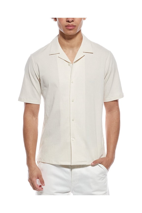mens Daze Micro Seersucker Shirt, m