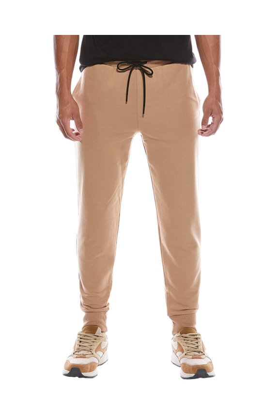 mens Essential Sweatpant, s, Tan