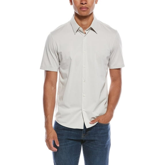 Theory mens Irving Shirt, l, Tan