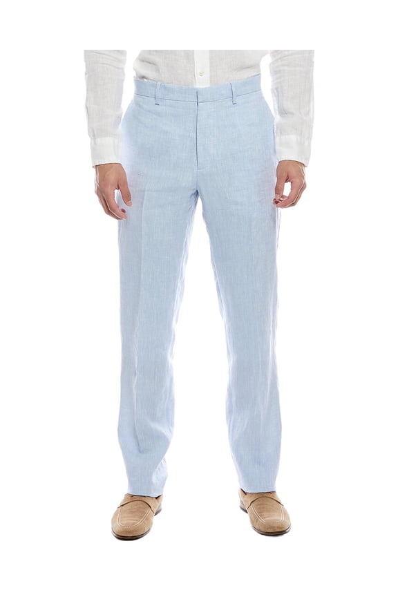 mens Mayer Linen Suit Pant, 33, Grey