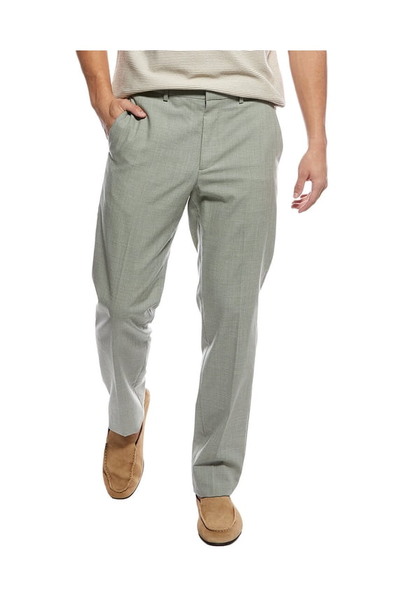 mens  Mayer Soft Tailoring Wool-Blend Pant, 34, Green