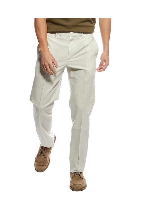 mens Mayer Soft Tailoring Wool-Blend Pant, 40, Gray