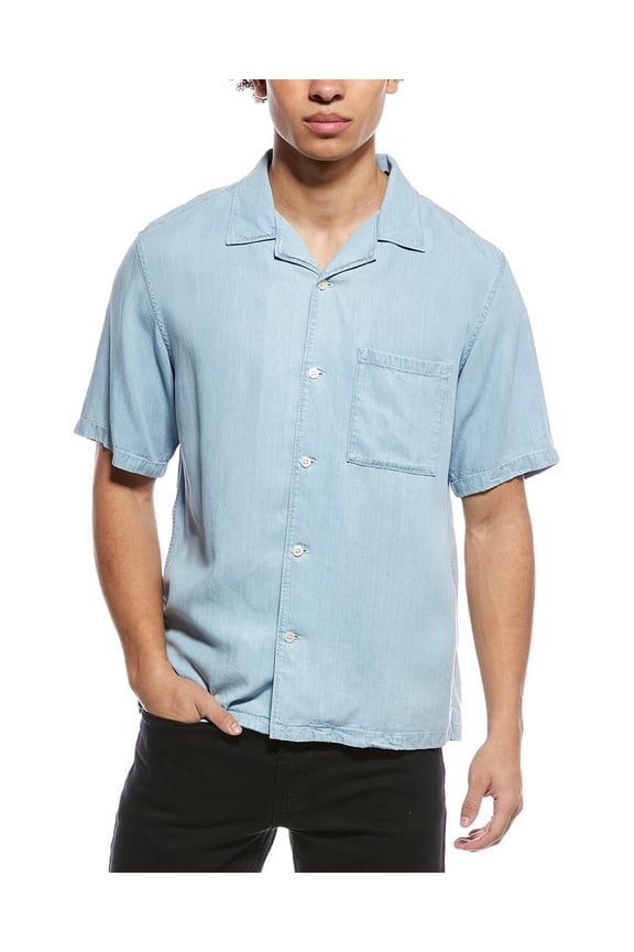 mens Noll Shirt, s, Blue