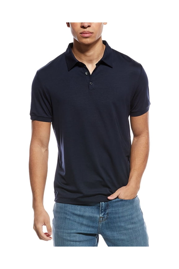 mens Noran Jersey Polo Shirt, s, Blue