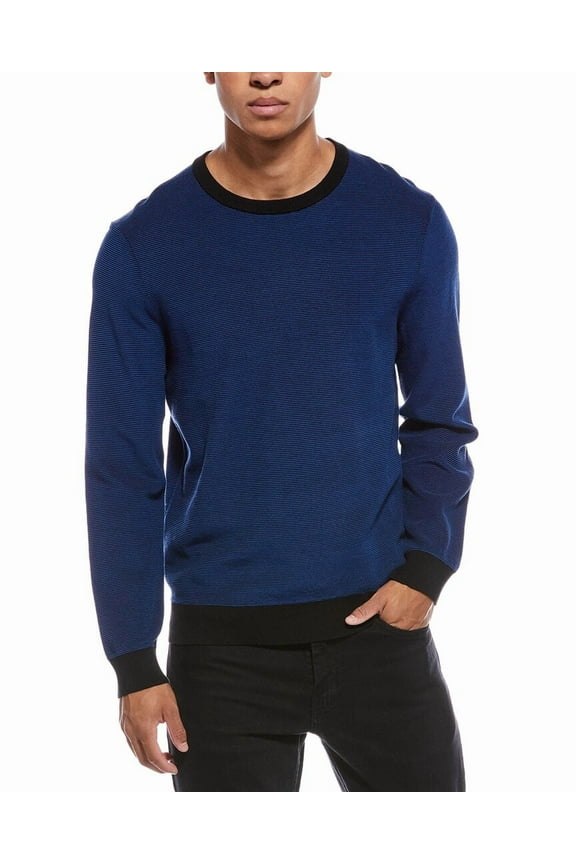 mens  Riland Crewneck Sweater, XL, Black