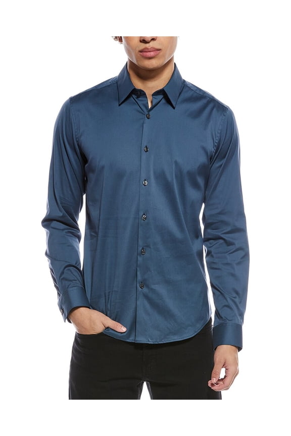 mens Sylvain Precise 2 Shirt, m, Blue