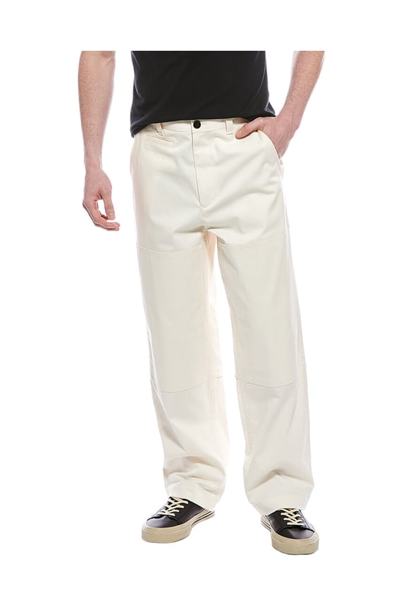 mens Twill Pant, 31, White