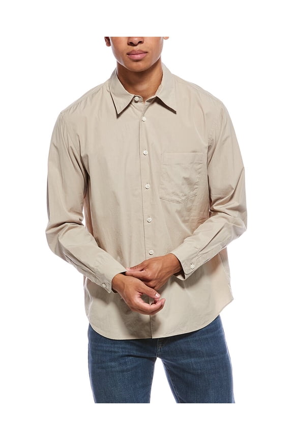 mens  Weekend Shirt, s, Tan
