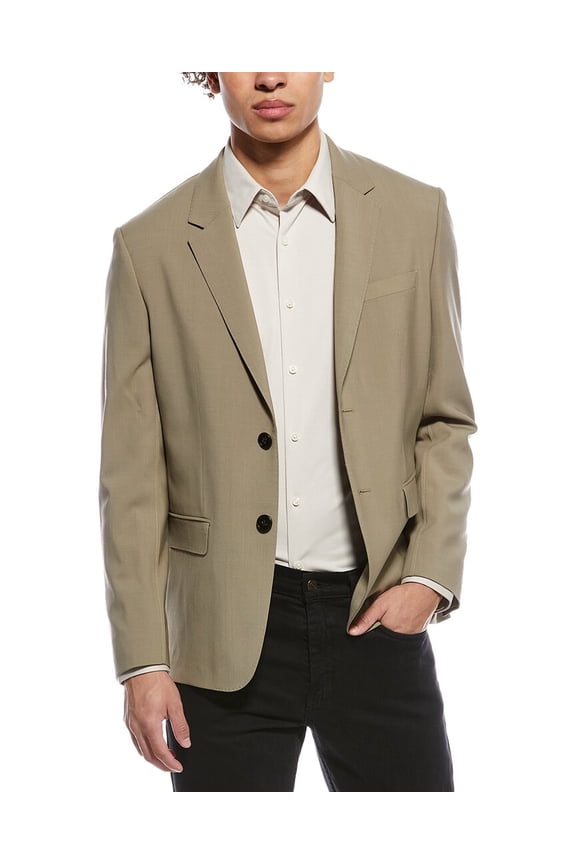 mens  Wool Suit Jacket, 42, Gray