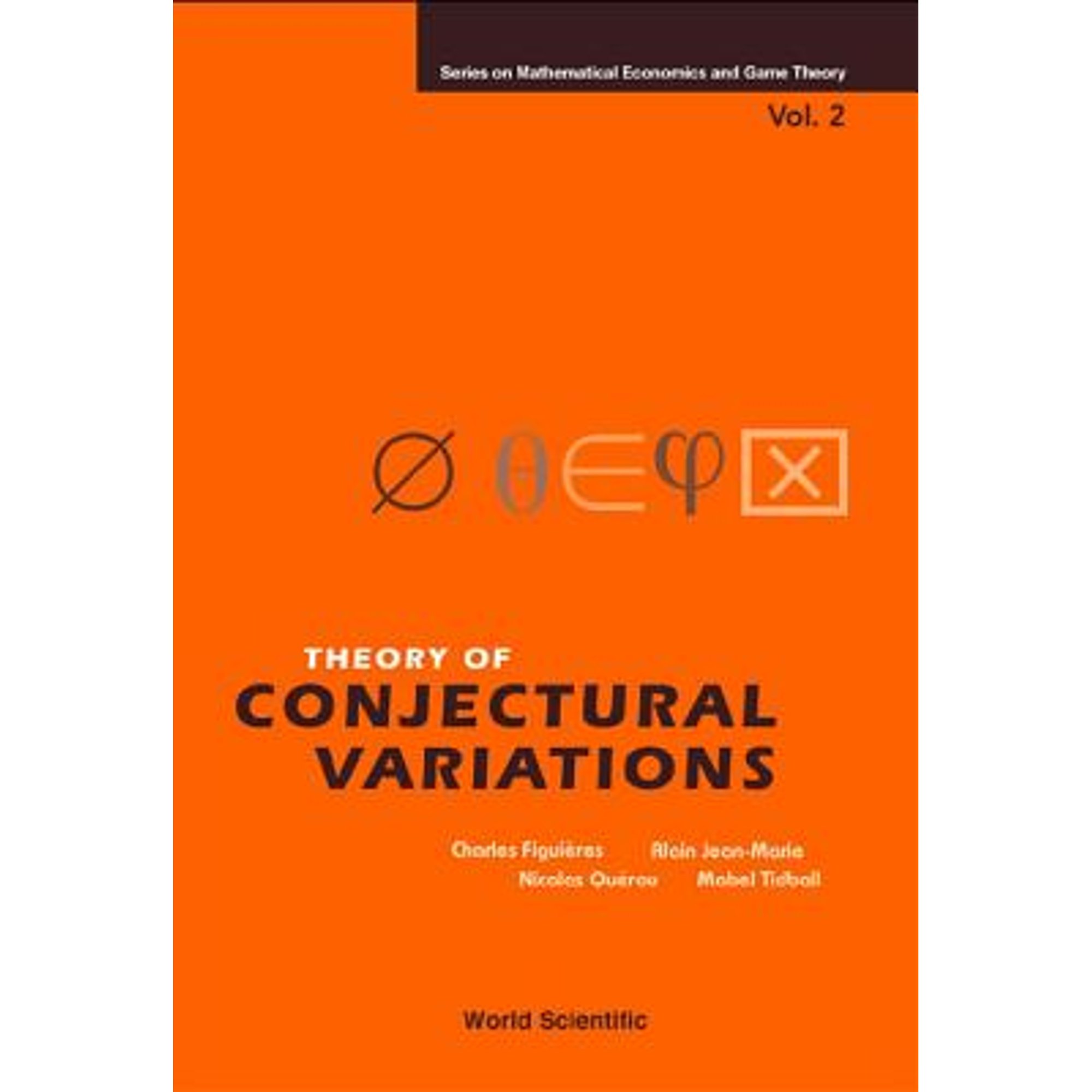 Pre-Owned Theory Of Conjectural Variations (Hardcover 9789812387363) By ...