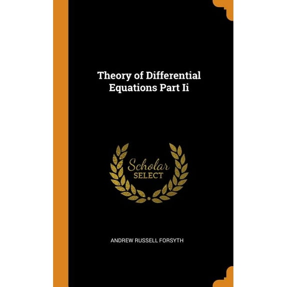 Theory of Differential Equations Part II (Hardcover)