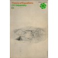 thumbnail image 1 of Pre-Owned Theory of Equations. (Paperback) 0070667365 9780070667365, 1 of 1
