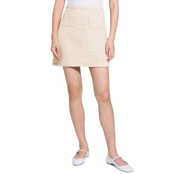 Theory womens Binding Mini Skirt, 0, Brown